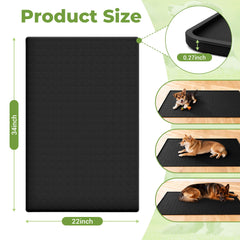 TCULOSD raised lip design contains spills during pet meals.