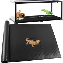 TCYPUHL large reptile carpet for 24x118 tank, durable and easy to clean.