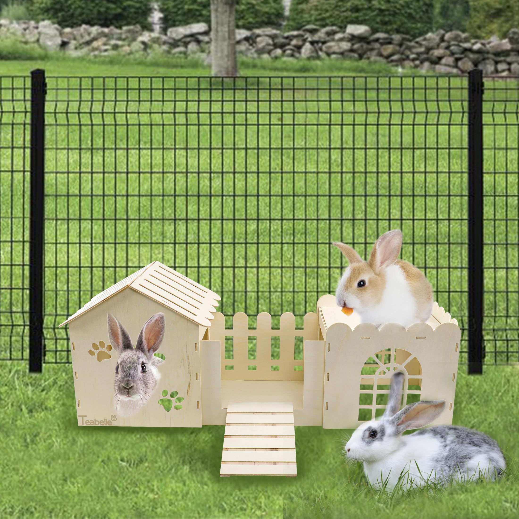 Teabelle Outdoor Indoor Use lets pets enjoy sun and shelter