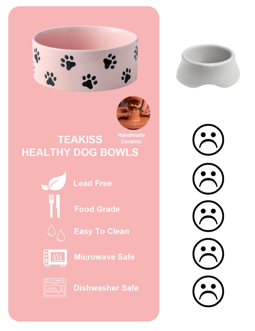 TEAKISS dishwasher-safe bowl simplifies after-meal cleanup