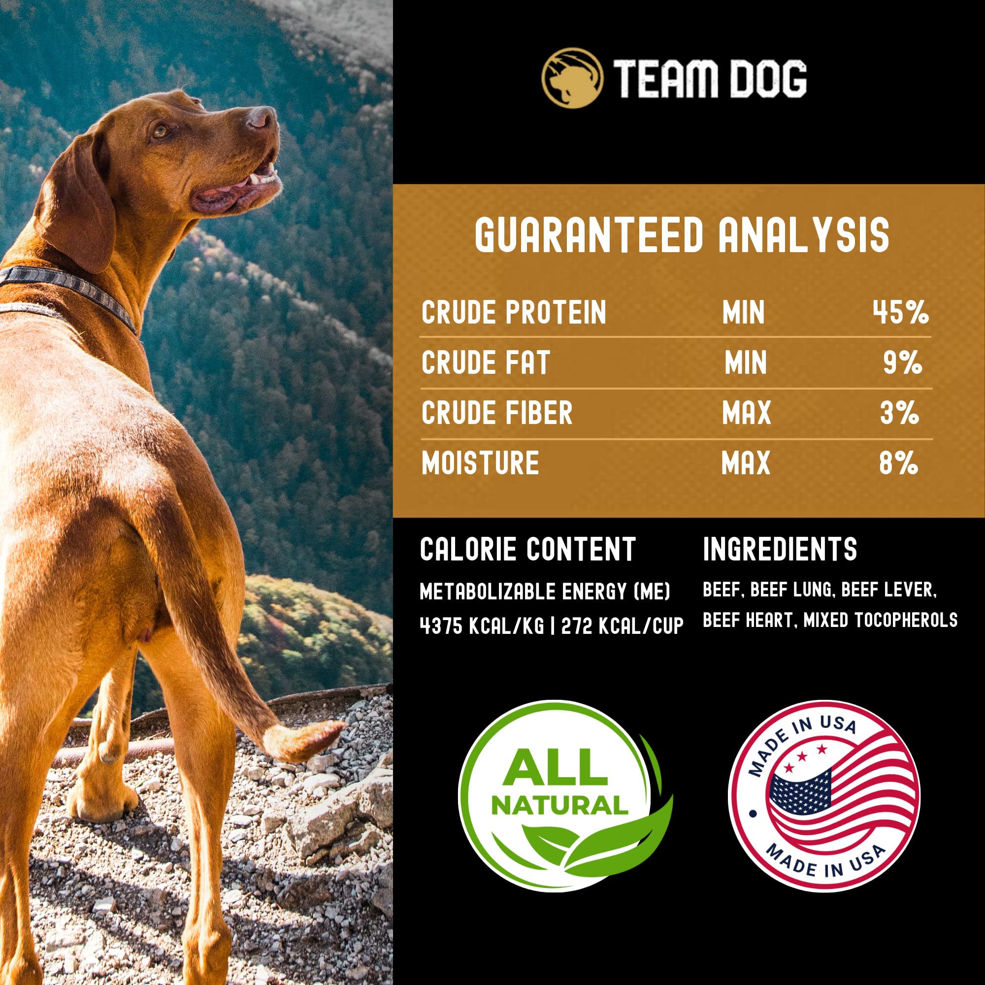 Inspiration from Mike Ritland informs Team Dog canine nutrition.