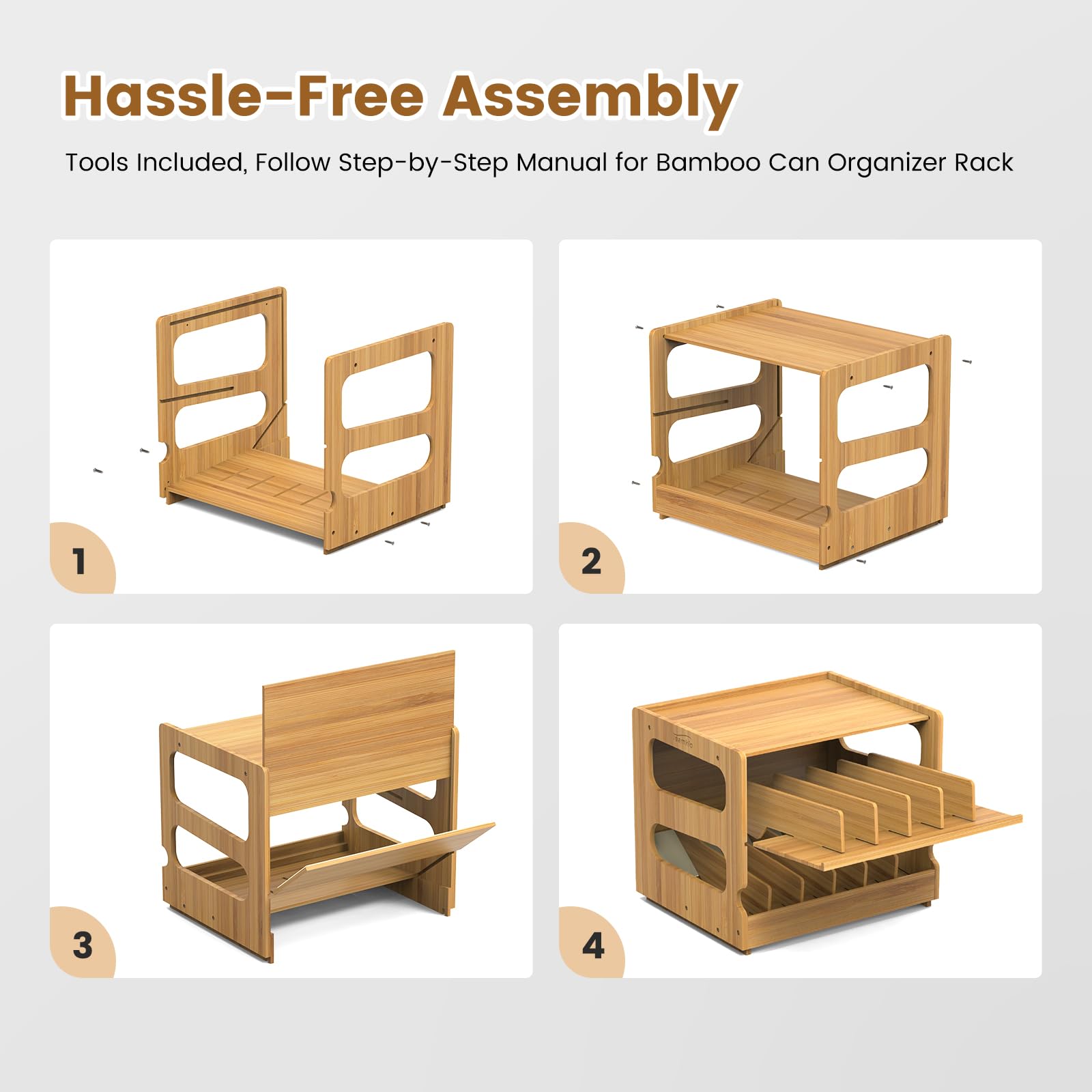 Teamkio compact design helps maximize storage without extra footprint.