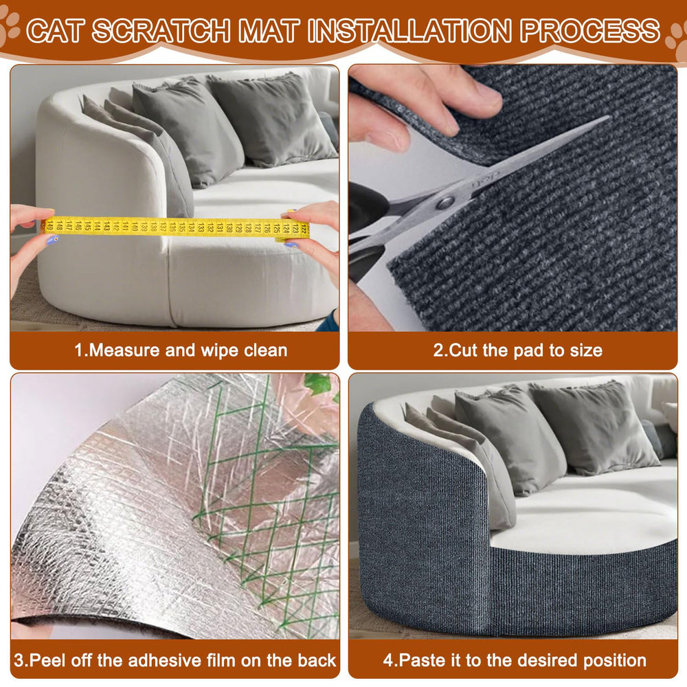 TEBANTY cat scratch mat covering table legs for guard against scratches