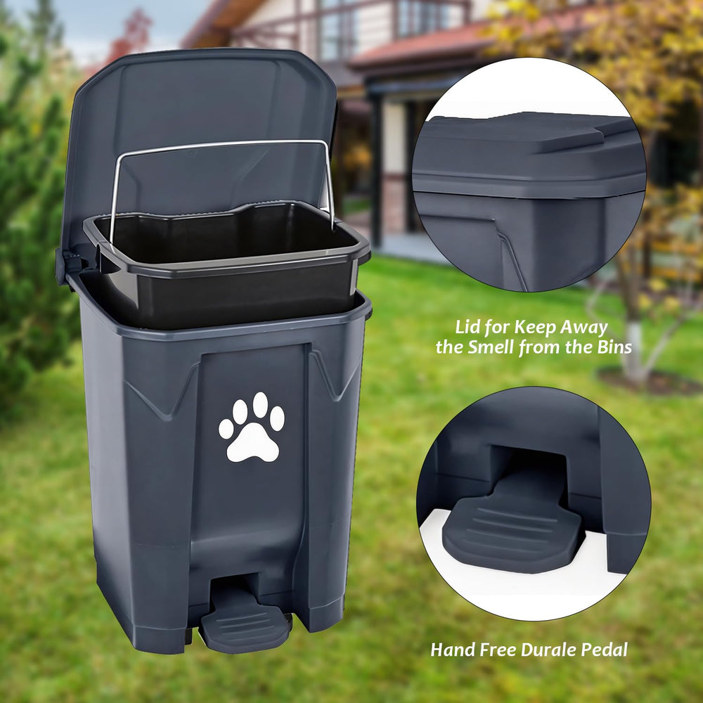 Tebiete cute paw-print design helps locate the station quickly.