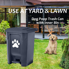 Tebiete removable inner-bin simplifies waste bag removal and cleaning.