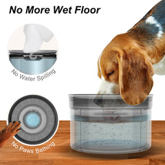 Techphardo 3-8L large-capacity dog water bowl for all-day hydration