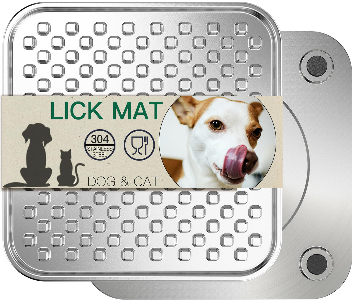 Techphardo lick mat large chew-proof design for durable pet treats.