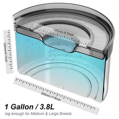 Techphardo magic-float-disk keeps water level steady, reducing splash during energetic drinking