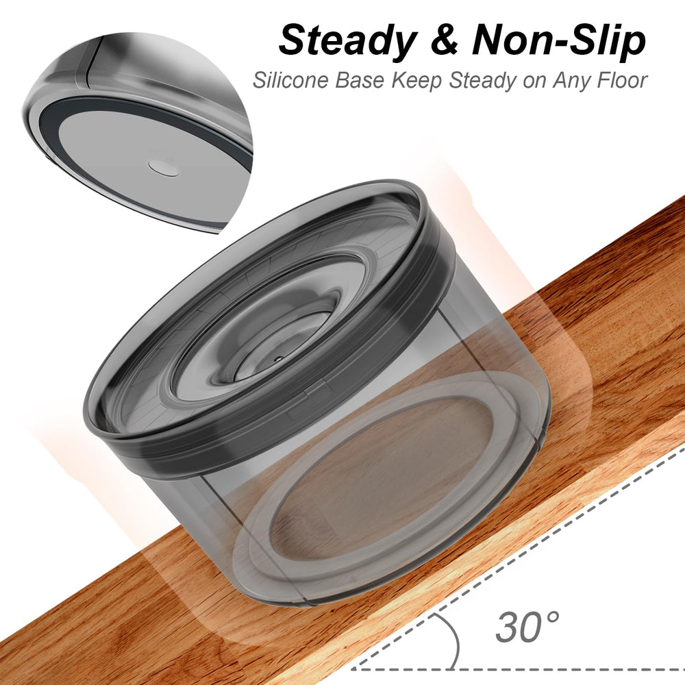 Techphardo non-slip silicone base secures the bowl on any surface