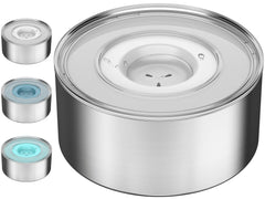 Techphardo one-gallon slobber-stopper dog water bowl with ample capacity for long use.