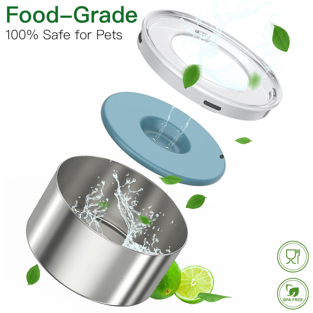 Techphardo Slobber Stopper floating disk inside bowl showing containment