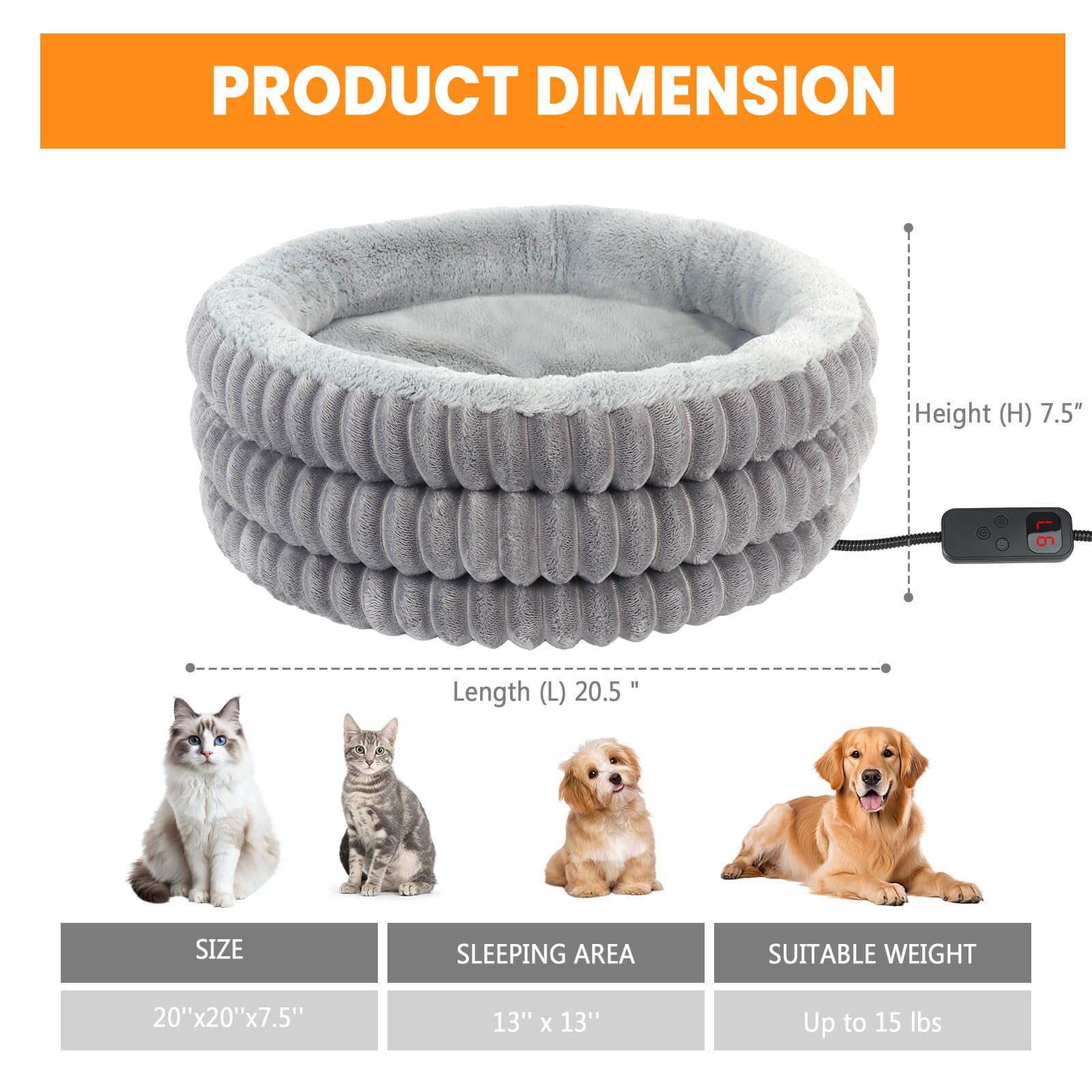 TECHTAIL indoor-use cat bed in cozy setup for small pets