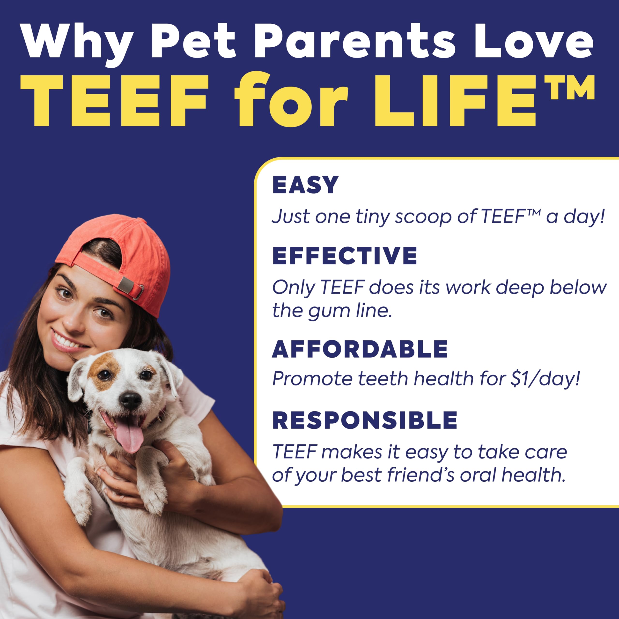 TEEF FOR LIFE Protektin42 packaging in a reusable jar for smart storage.