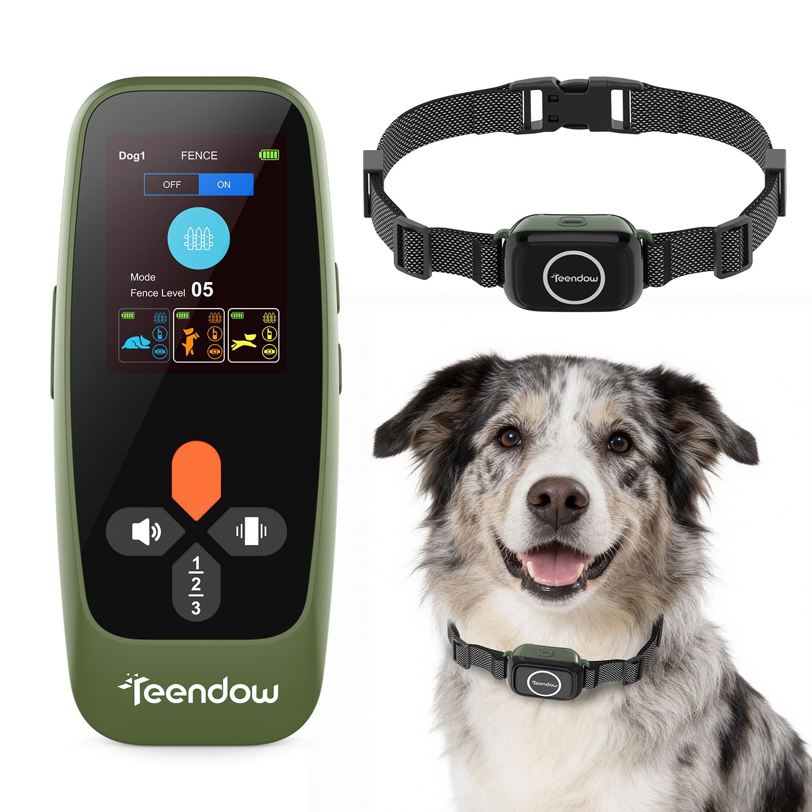 Teendow wireless dog fence remote demonstrates easy boundary control for pets.