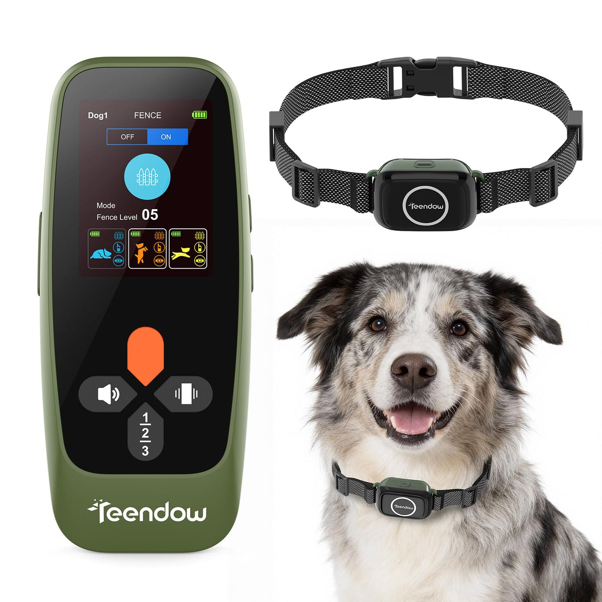 Teendow wireless dog fence remote demonstrates easy boundary control for pets.