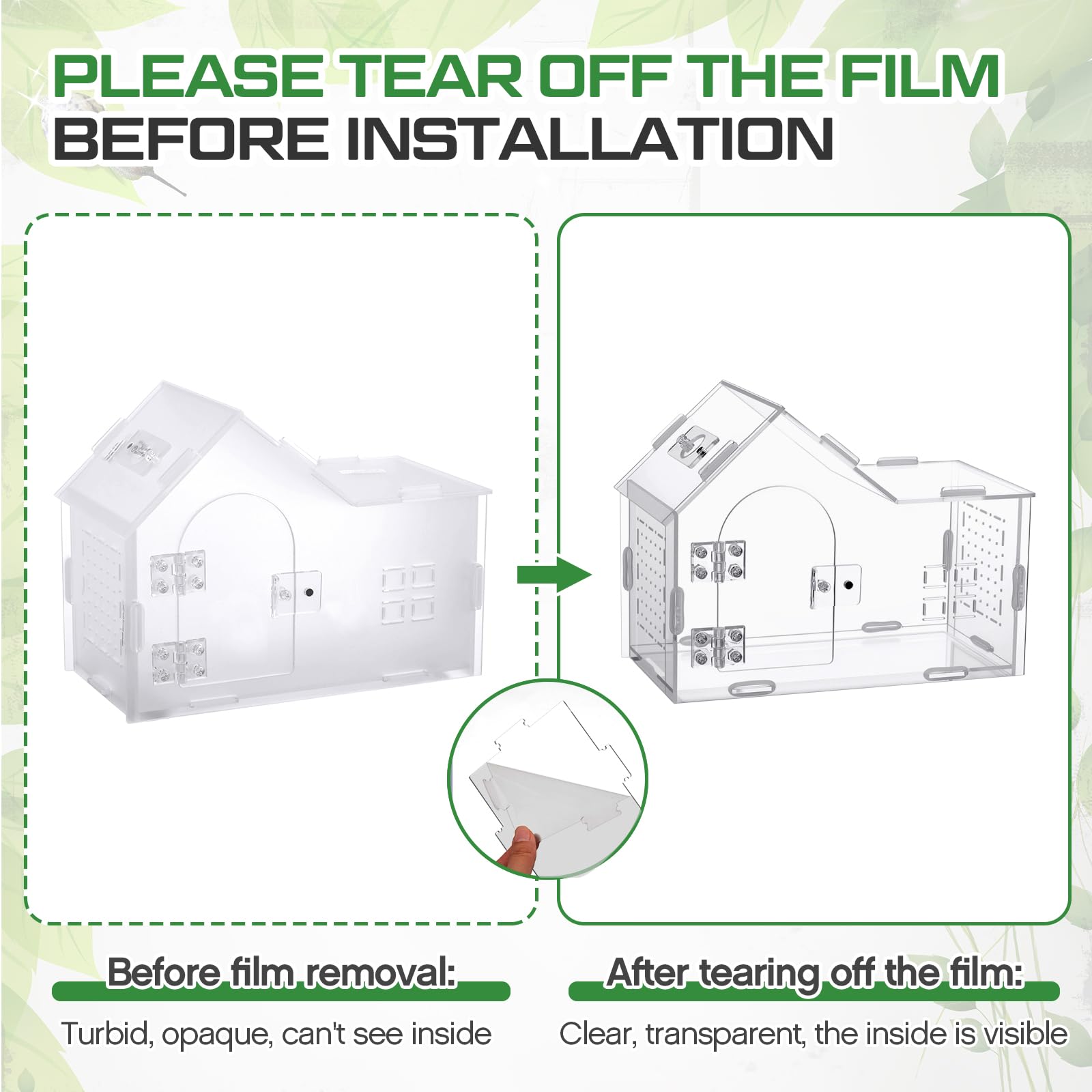 Teenyyou enclosure side ventilation maintains airflow for humidity-sensitive species