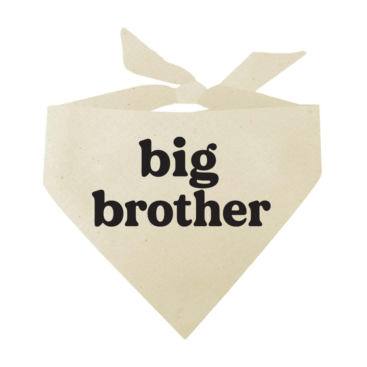 Tees and Tails big brother dog bandana in natural cotton for daily wear