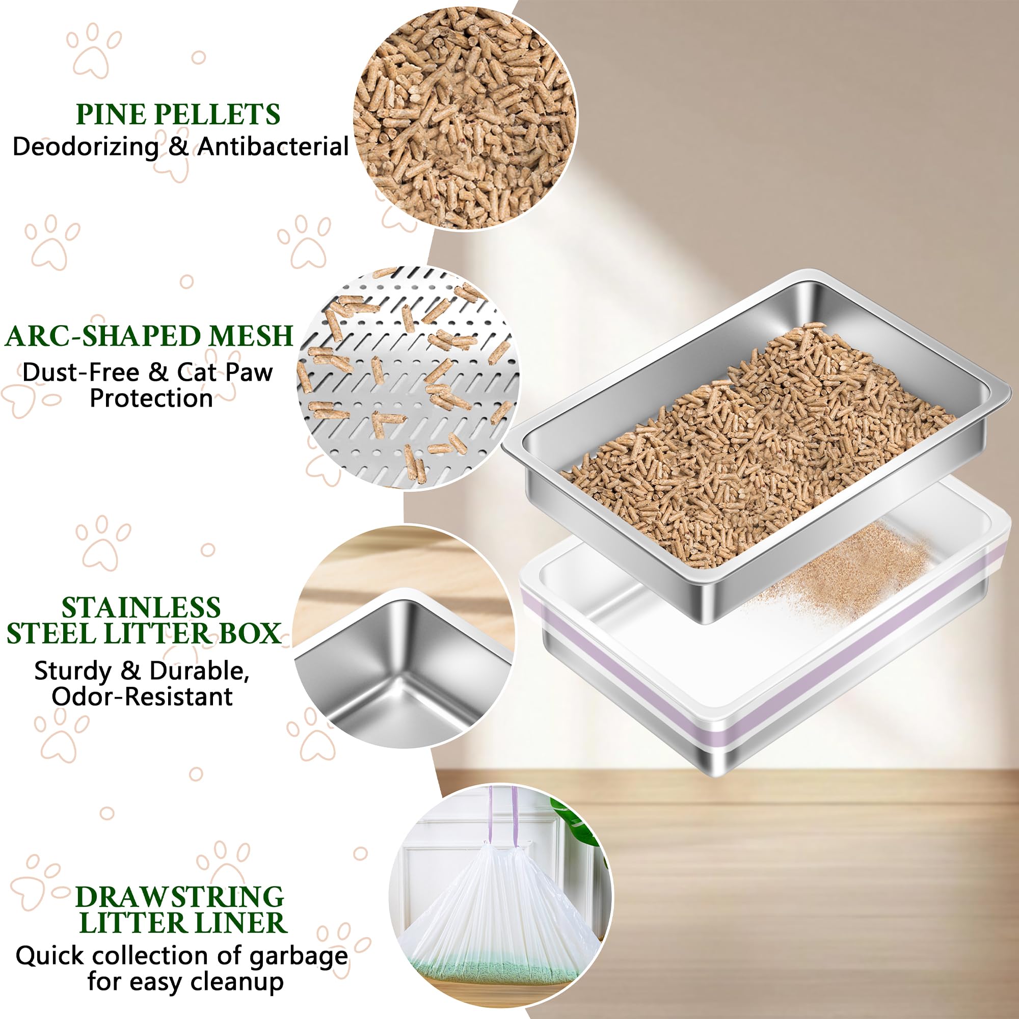 Extra-large option demonstrating higher capacity for multi-pet households