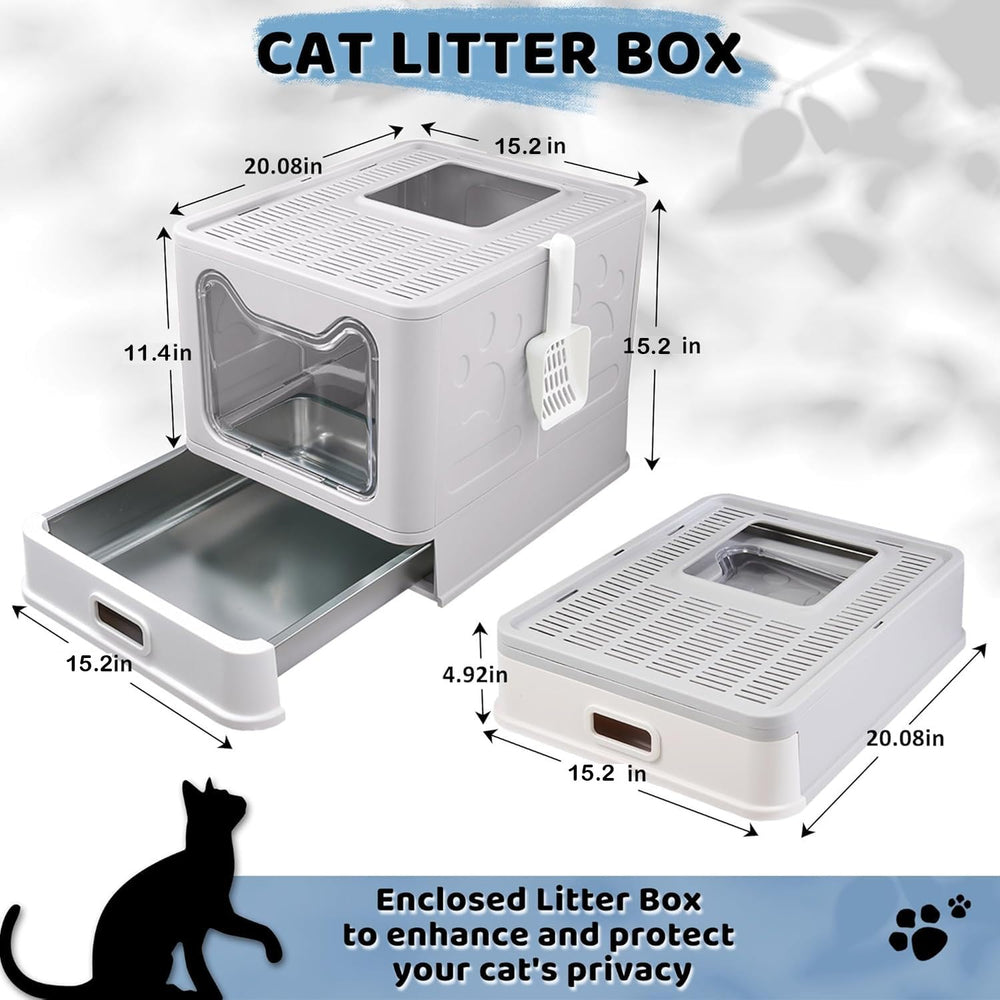 Tehoao top holes filter litter from claws after exits
