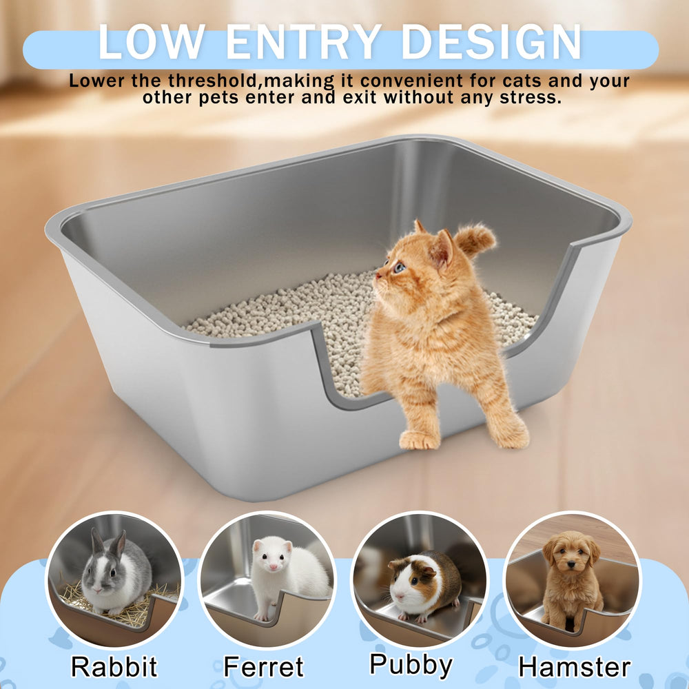 Tehoao soft edges protect paws during entry and cleaning.