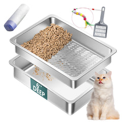 Tehoao stainless steel sifting box designed for pine pellets with low-dust operation