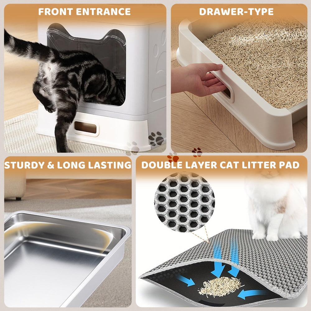 Tehoao teaser stick provides interactive play after litter box use