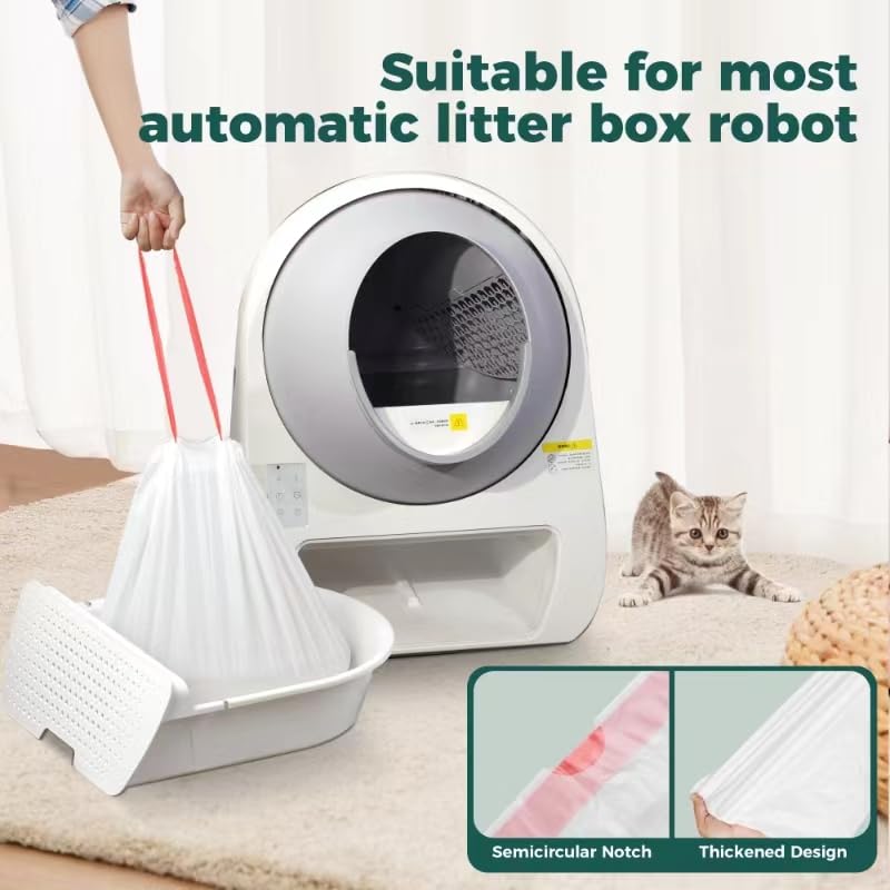 TELEGLO litter-robot-3-4 compatible liner showing seamless fit