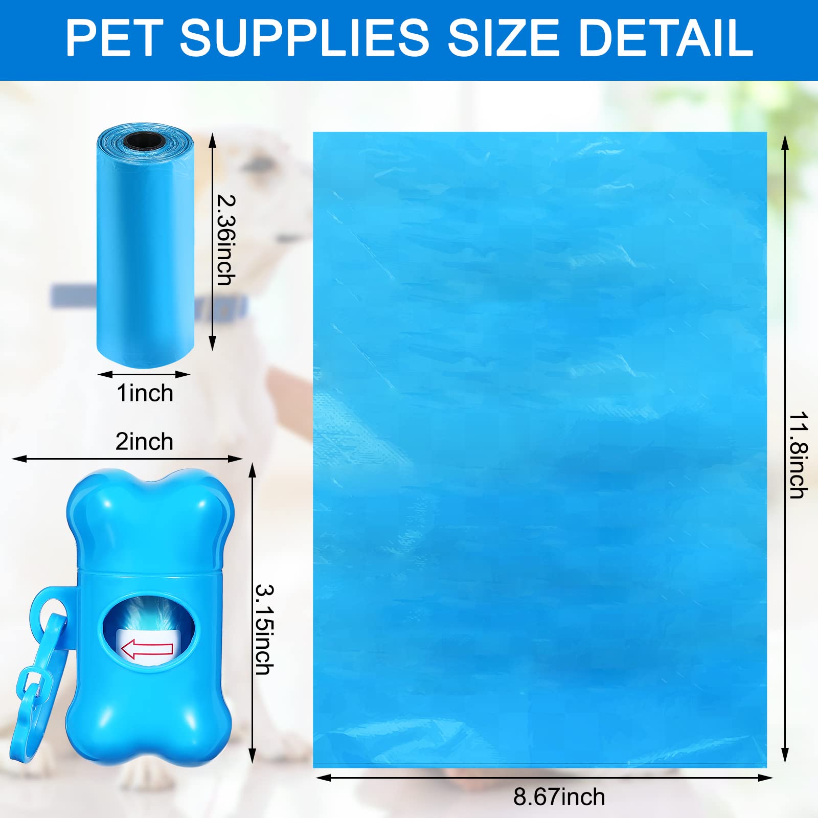 Teling bags show perforated tear lines for easy separation