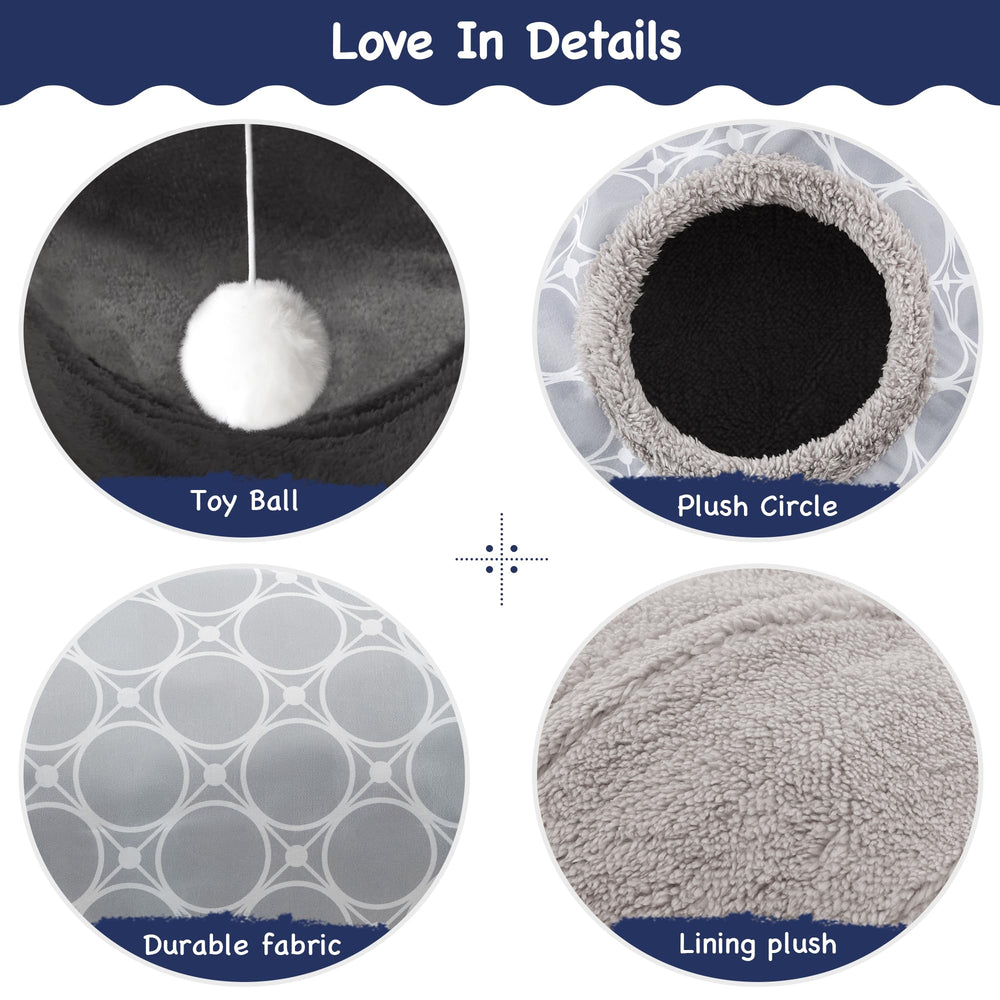 Tempcore tunnel exits feature a dangling ball for activity