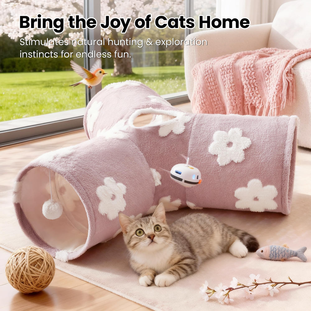 Tempcore collapsible cat tunnel folds for easy storage and portability