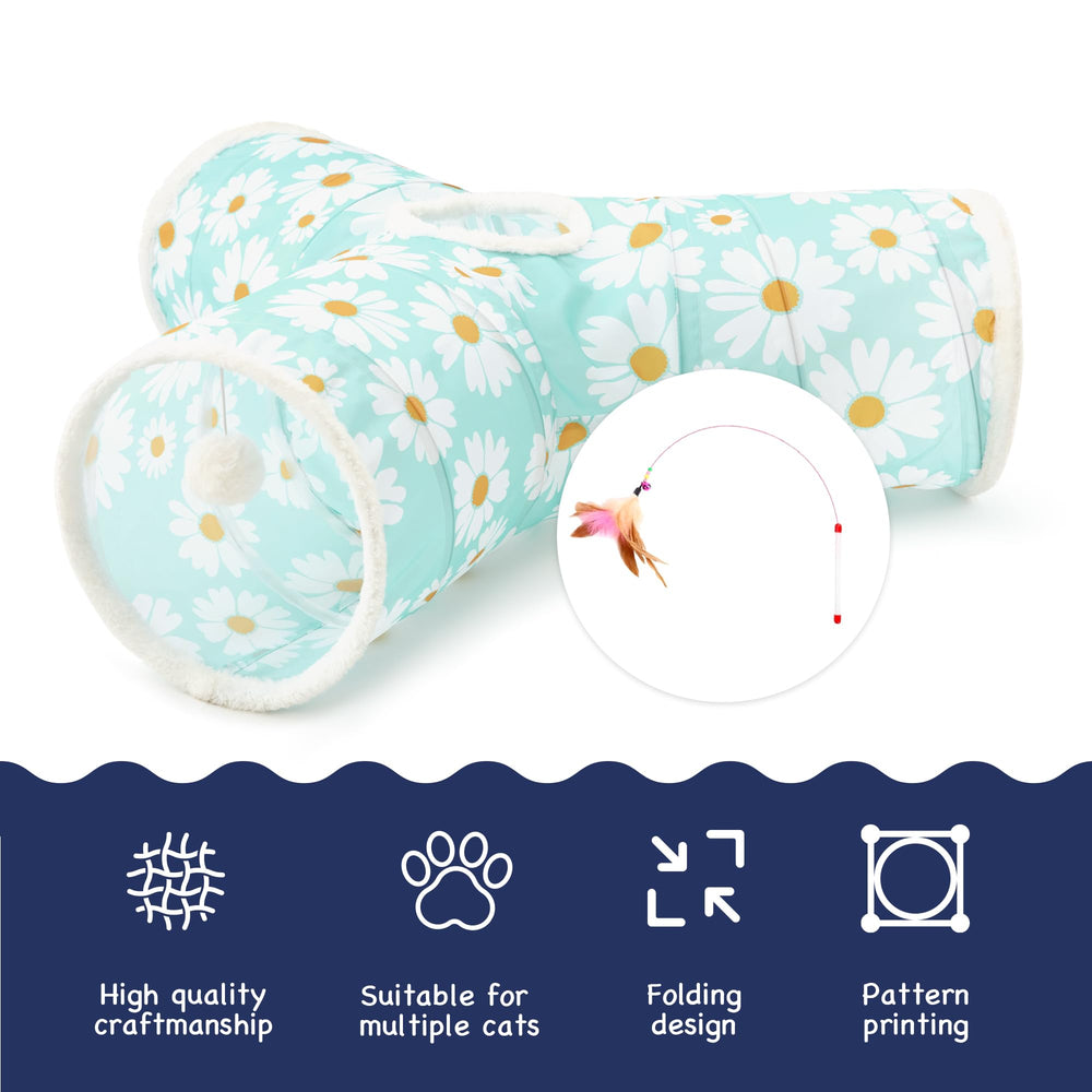 Tempcore cat tunnel provides engaging entertainment for kittens and cats alike.