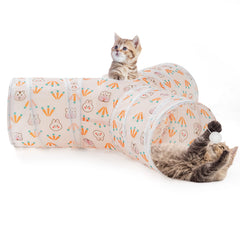 Tempcore cat tunnel peephole invites curiosity with peek-through play.