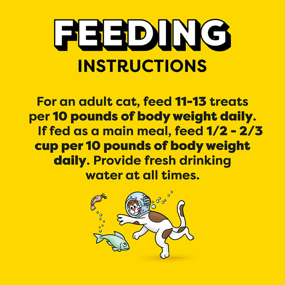 Temptations cat treats used as a snack, meal, or topper in routines.