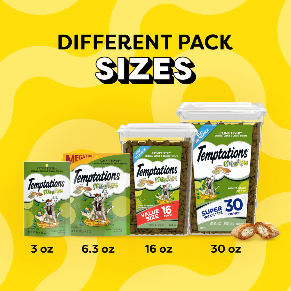 Temptations Catnip Fever easy-dispense pack supports quick rewards