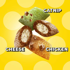 Temptations Catnip Fever treats with crunchy outside and soft inside texture