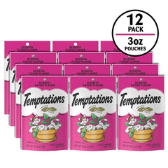 Temptations Catnip Flavor close-up highlights aroma and texture.