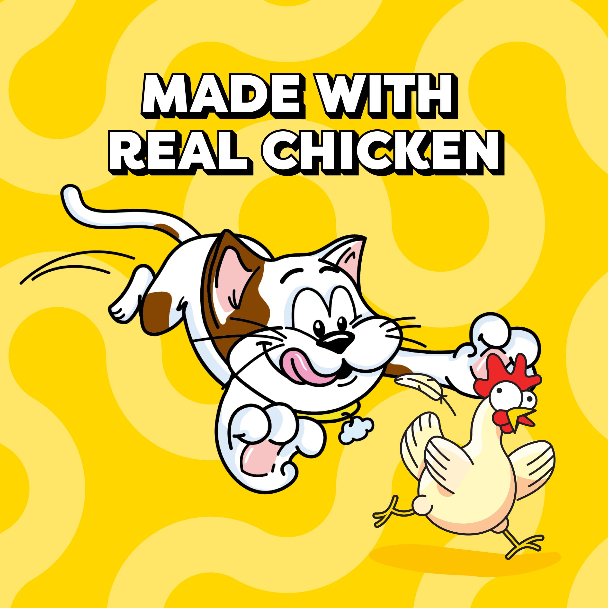 Temptations lickable cat treats encourage bonding when fed by hand.