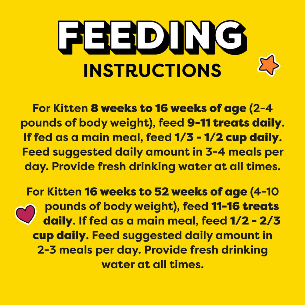 Temptations Kitten Treats crunchy outside and soft inside for kitten delight