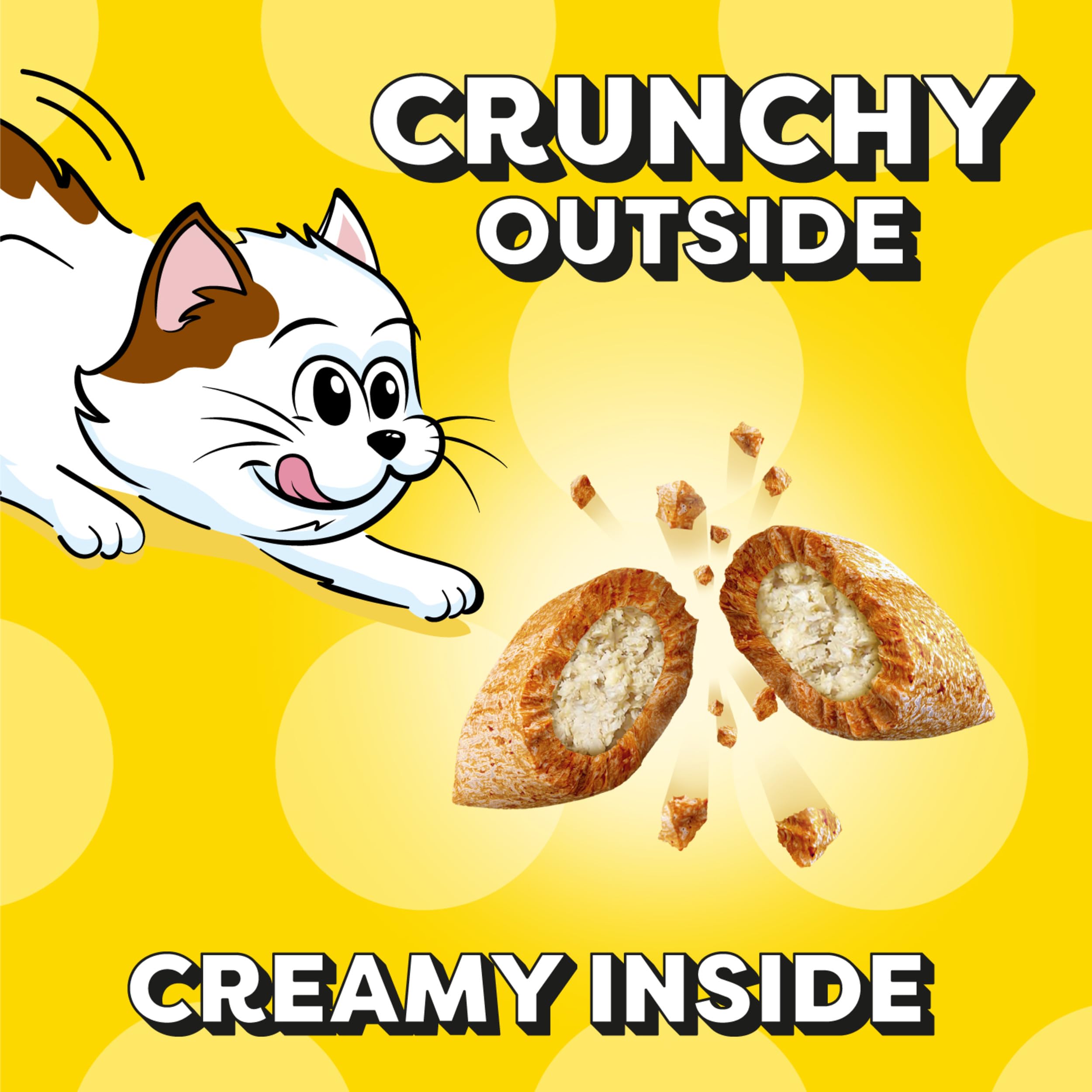 Temptations Kitten Treats stay-fresh pouch keeps treats fresh and paws off when not watching