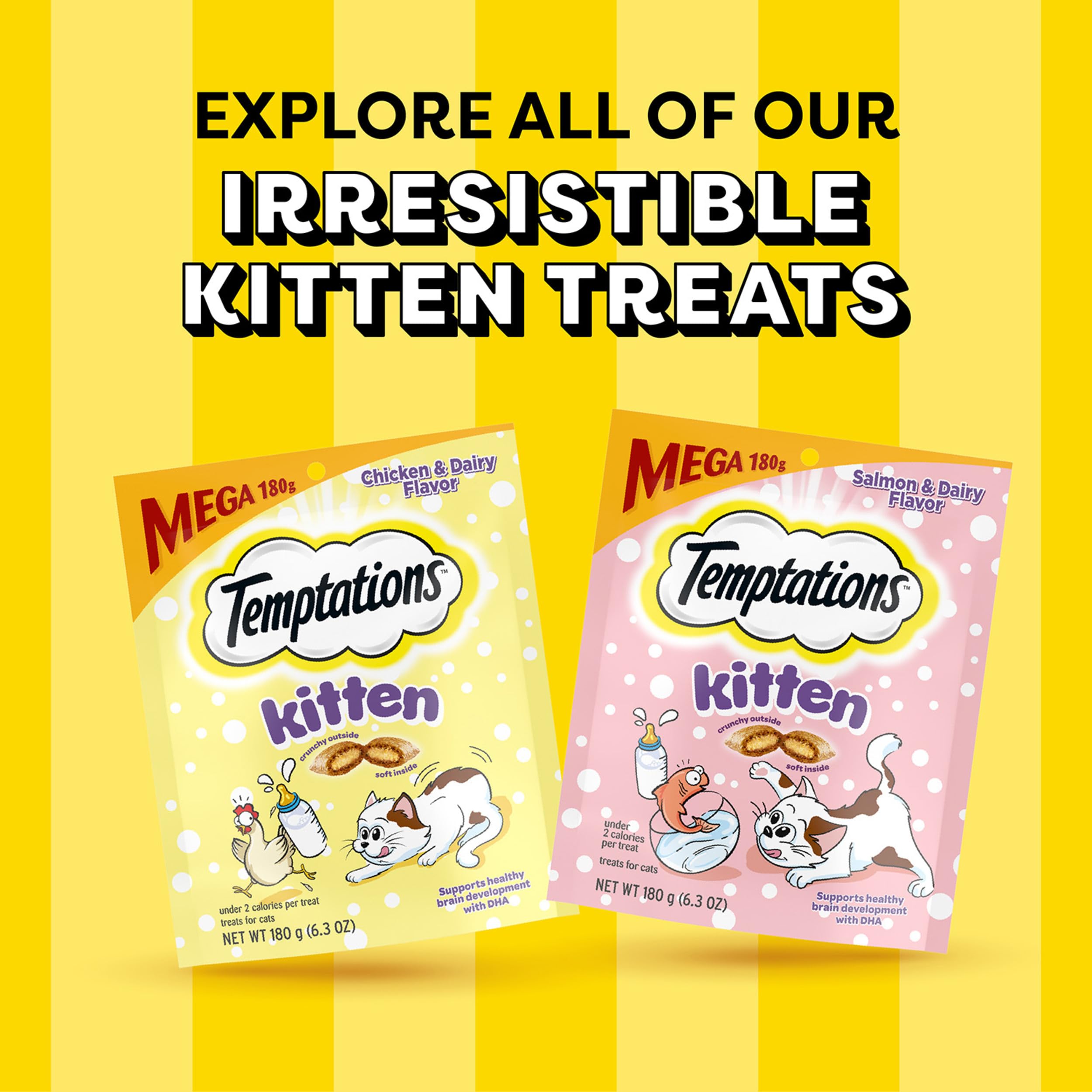 Temptations crunchy soft treats boost feeding routine