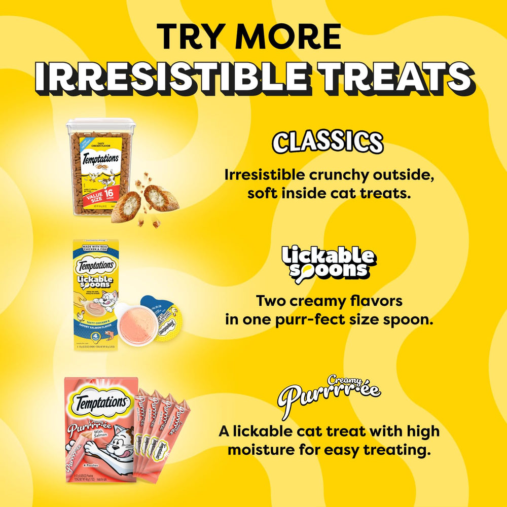 Temptations Lickable Spoons served by hand for bonding