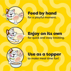 Temptations Lickable Spoons can be used as a topper to spark interest in meals