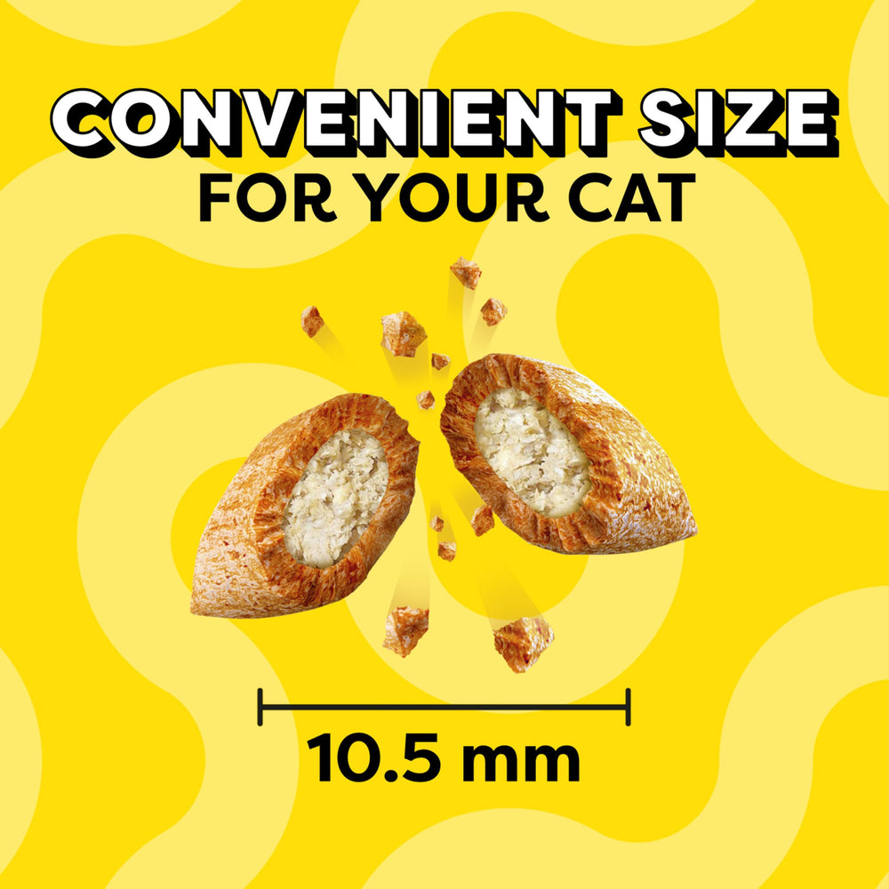 Temptations MixUps cat play with treats promotes active engagement.