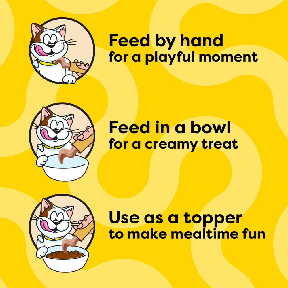 Temptations Puree Senior Cat Treats: soft chicken puree ideal for seniors