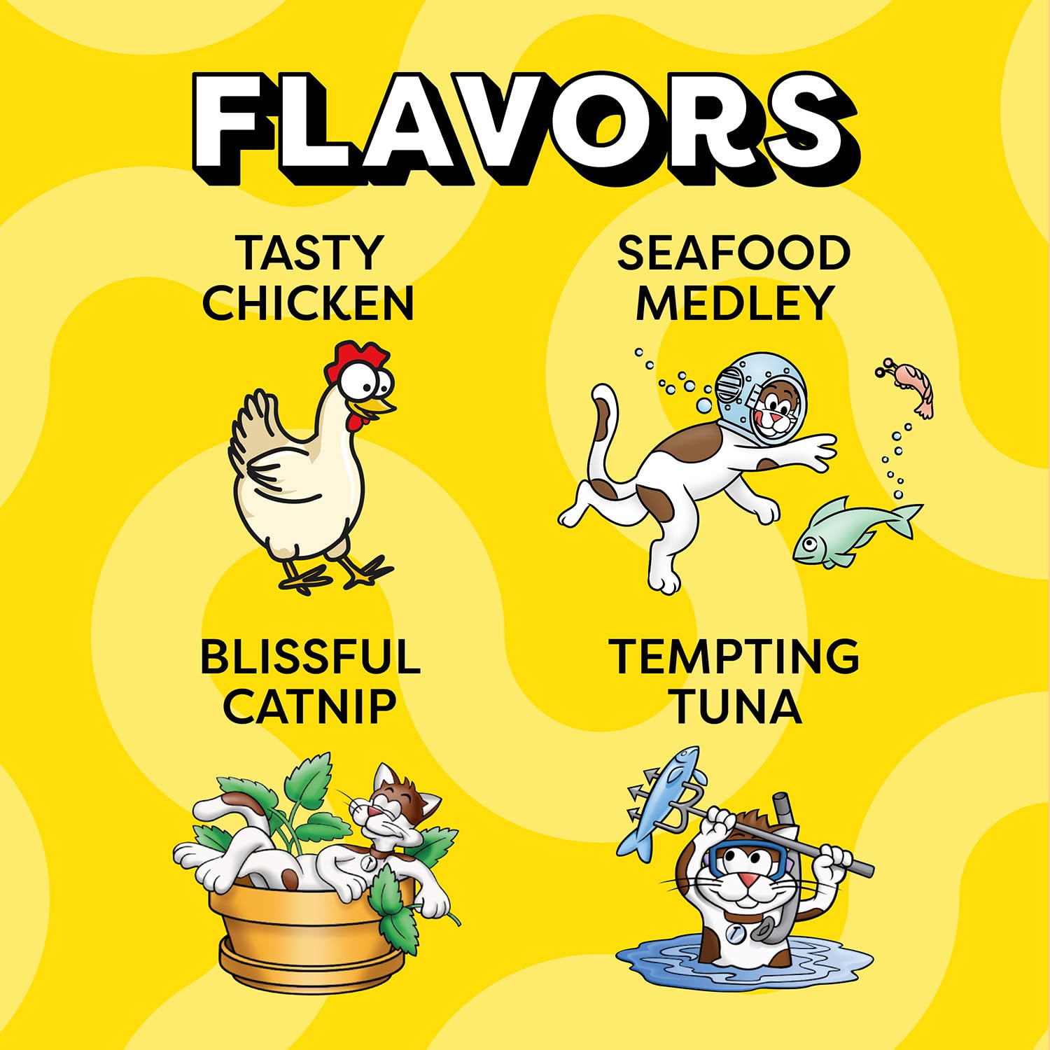 Temptations stay-fresh resealable pouch keeps treats fresh between servings.
