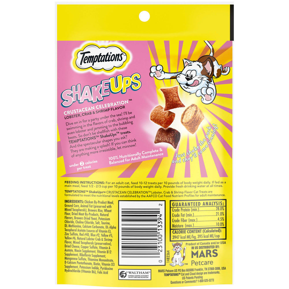 Temptations stay-fresh resealable pouch keeps treats fresh between uses.