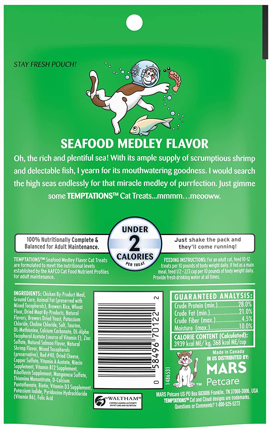 Temptations surfer flavor treat with beach-inspired taste for daily rewards