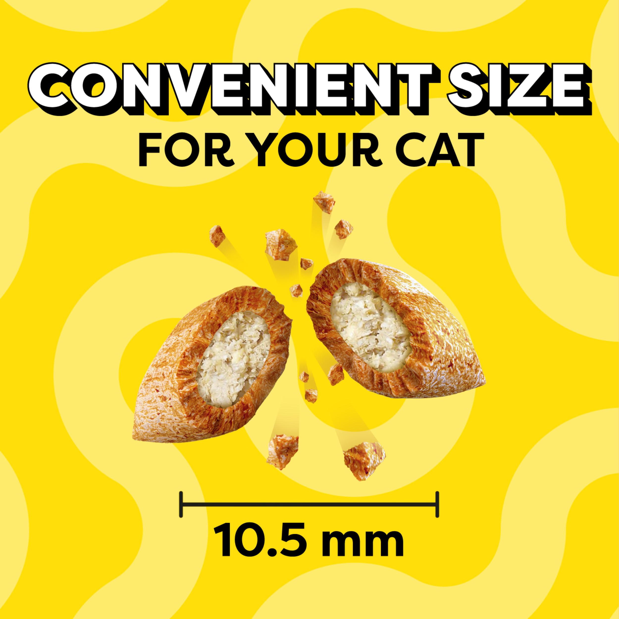 Temptations assorted flavors for indoor cats' cravings.