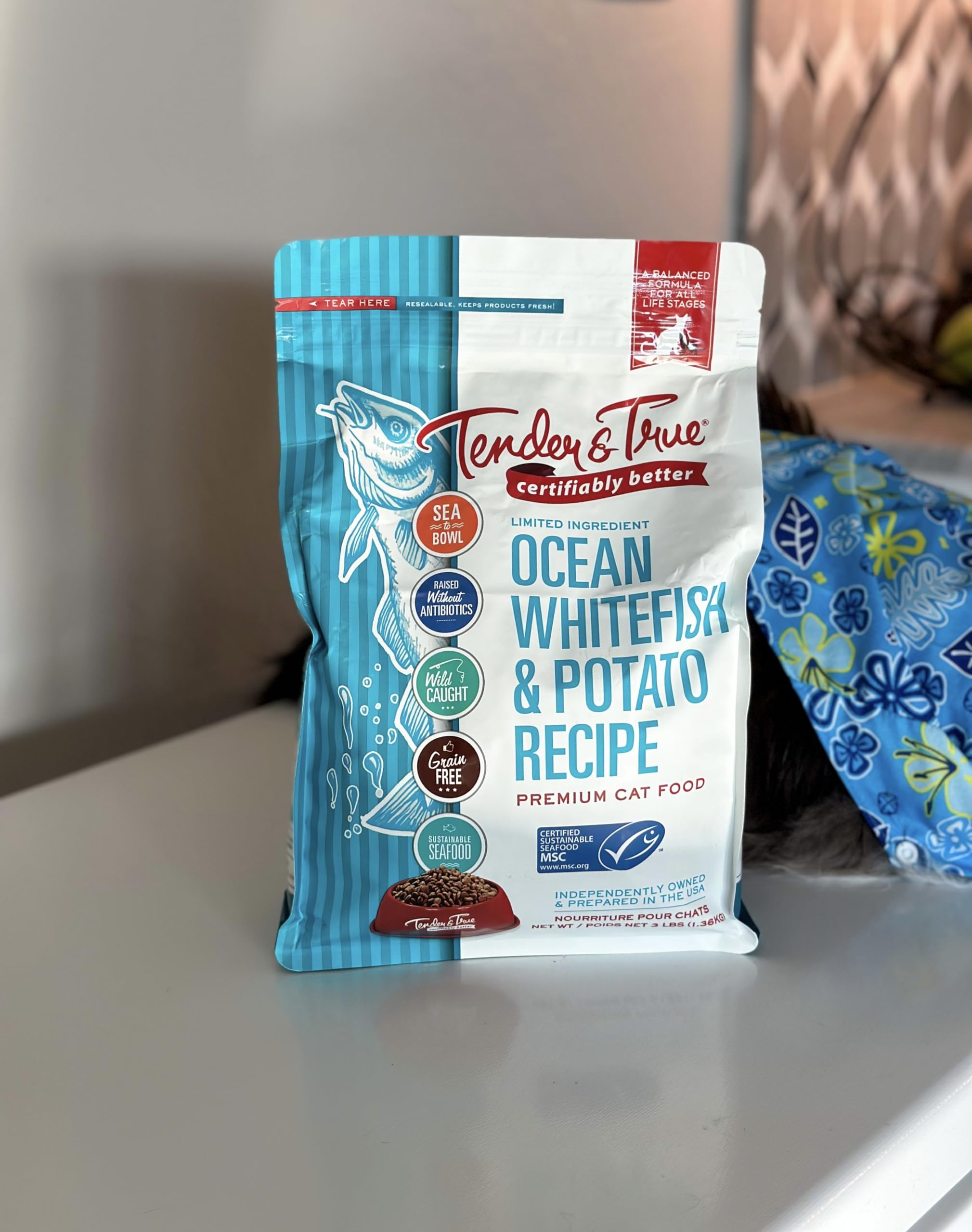 Tender & True Whitefish is the first ingredient for protein-forward nutrition