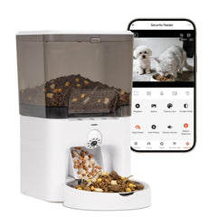 TENECUTE automatic feeder with 2K camera for monitoring and feeding.